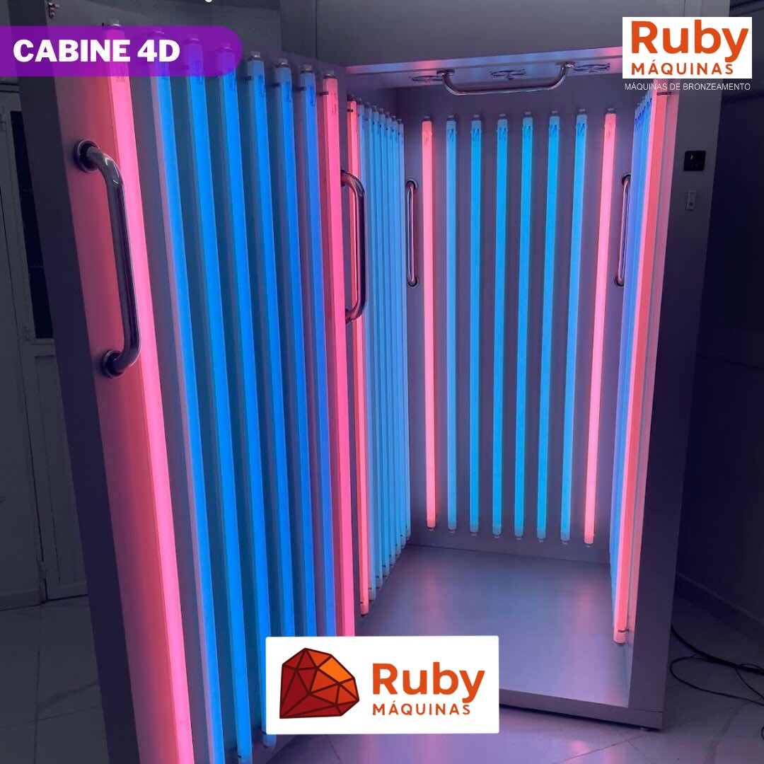 Ruby Máquinas - O brilho do sol em seus clientes, com as nossas máquinas de bronzeamento.