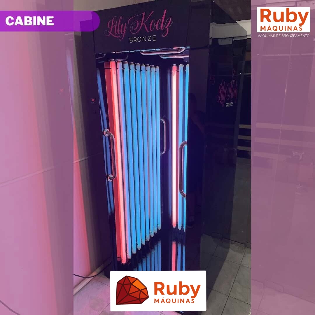 Ruby Máquinas - O brilho do sol em seus clientes, com as nossas máquinas de bronzeamento.