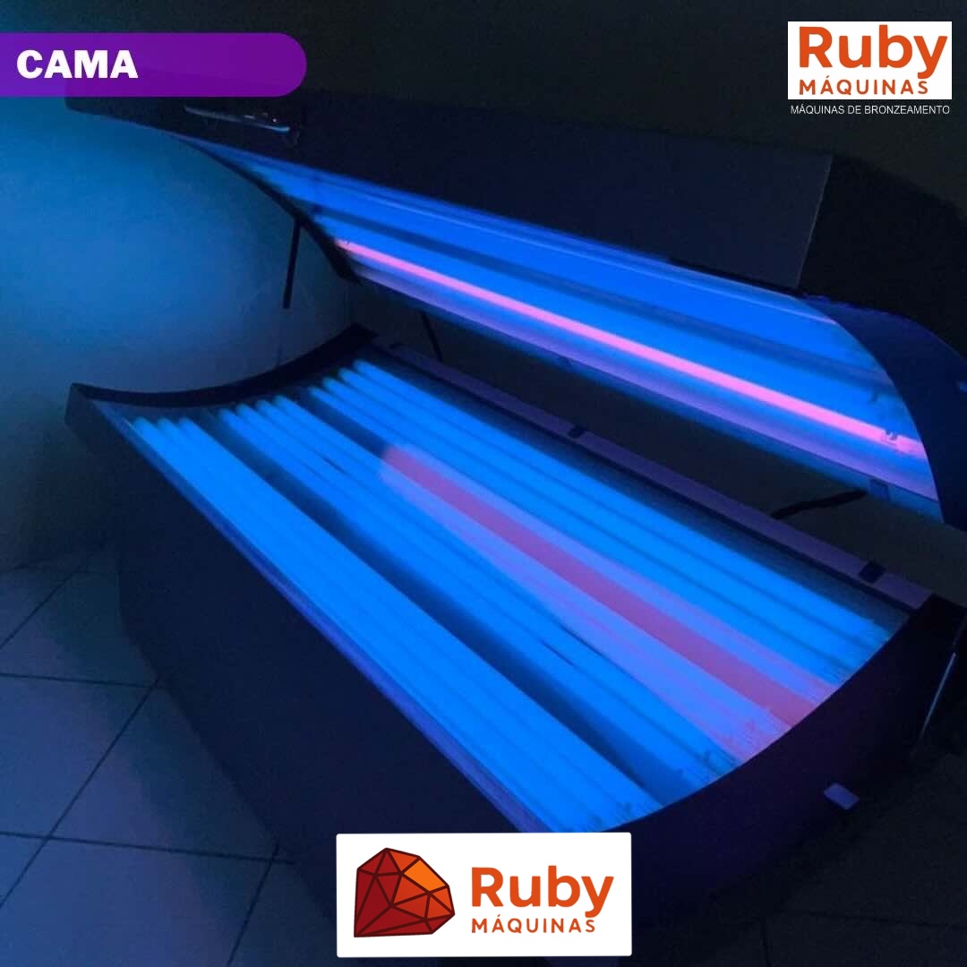 Ruby Máquinas - O brilho do sol em seus clientes, com as nossas máquinas de bronzeamento.